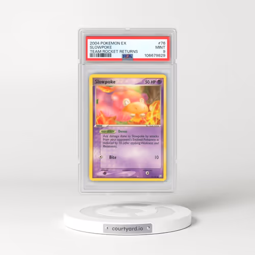 2004 Pokémon EX Team Rocket Returns #76 Slowpoke (PSA 9 MINT)