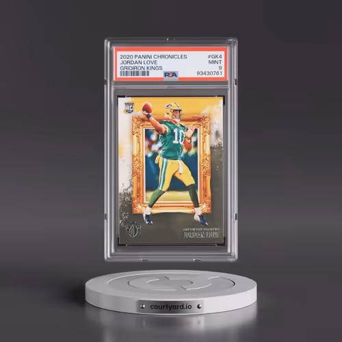 2020 Panini Chronicles Gridiron Kings #GK4 Jordan Love (PSA 9 MINT)