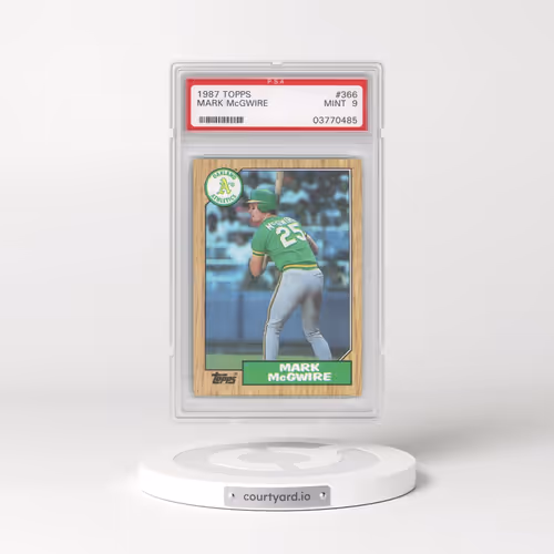 1987 Topps #366 Mark McGwire (PSA 9 MINT)