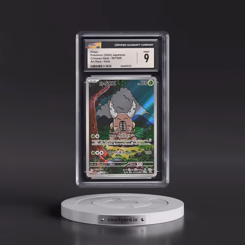 2024 Pokémon Sv5a-Crimson Haze #067 Pinsir - Art Rare (CGC 9 MINT)