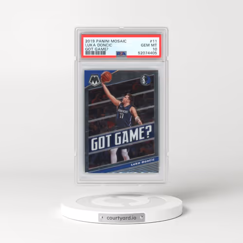 2019 Panini Mosaic Got Game? #11 Luka Doncic (PSA 10 GEM MINT)