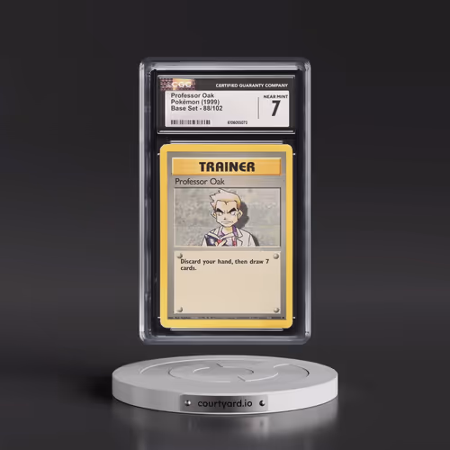 1999 Base Set #88/102 Professor Oak (CGC 7 NM)