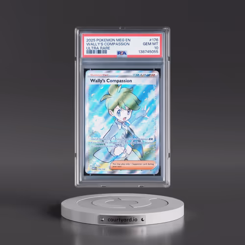 2025 Pokémon Meg EN-Mega Evolution #176 Wally's Compassion - Ultra Rare (PSA 10 GEM MINT)