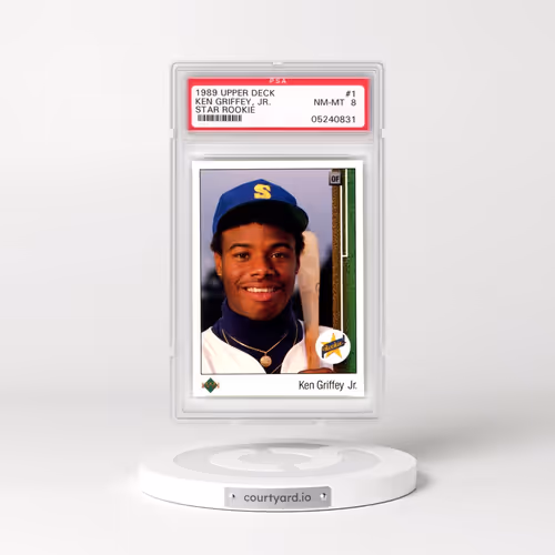 1989 Upper Deck #1 Ken Griffey Jr - Star Rookie (PSA 8 NM-MT)