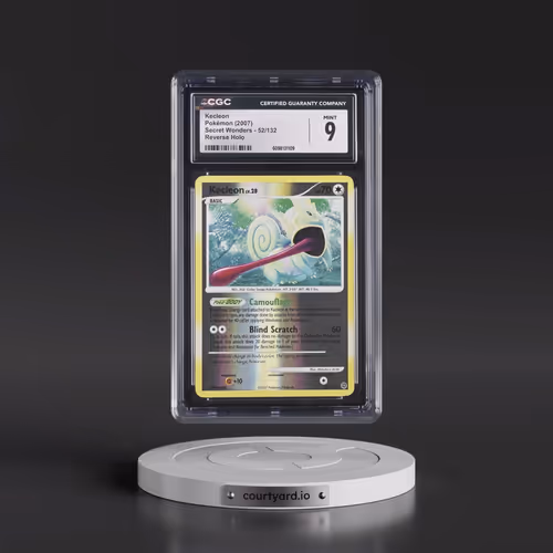 2007 Secret Wonders #52/132 Kecleon - Reverse Holo (CGC 9 MINT)