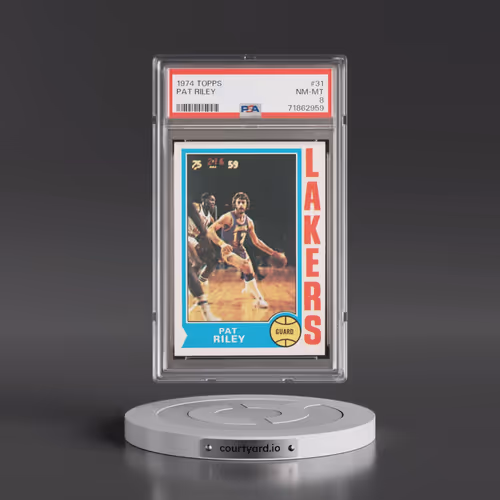 1974 Topps #31 Pat Riley (PSA 8 NM-MT)