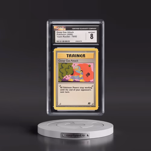 1999 Team Rocket #78/82 Goop Gas Attack (CGC 8 NM-MT)