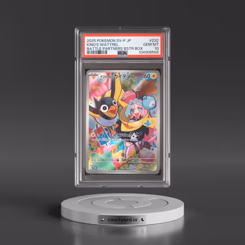 2025 Pokémon SV-P Promo #232 Iono's Wattrel - Battle Partners Booster Box (PSA 10 GEM MINT)