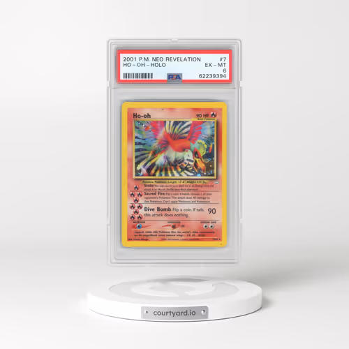 2001 Pokémon Neo Revelation #7 HO-Oh - Holo (PSA 6 EX-MT)