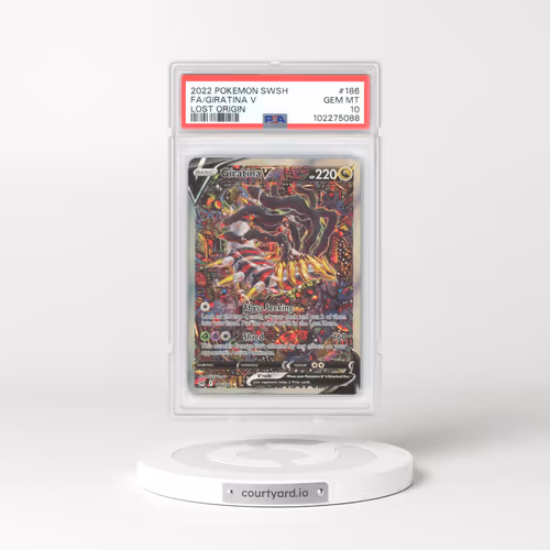 2022 Pokémon Sword & Shield Lost Origin #186 Giratina V - Holo Full Art (PSA 10 GEM MINT)