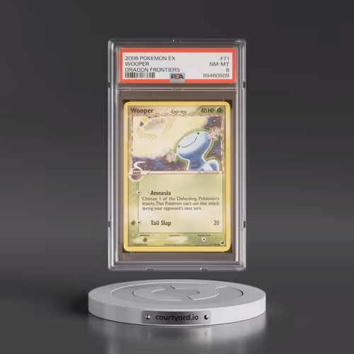 2006 Pokémon EX Dragon Frontiers #71 Wooper (PSA 8 NM-MT)