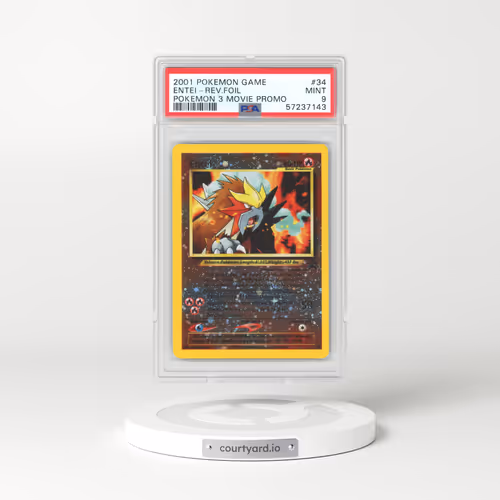 2001 Pokemon 3 Movie Promo #34 Entei - Holo (PSA 9 MINT)