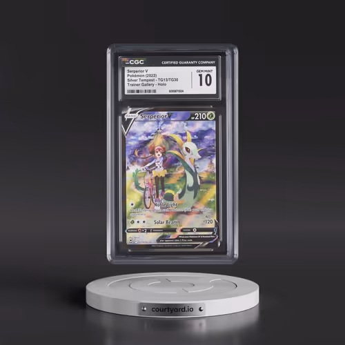 2022 Silver Tempest #TG13/TG30 Serperior V - Trainer Gallery Holo (CGC 10 GEM MINT)
