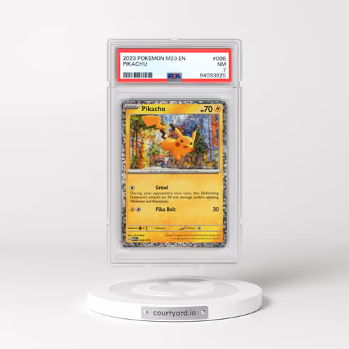 2023 Pokémon M23 EN-Mcdonald's Collection #006 Pikachu (PSA 7 NM)