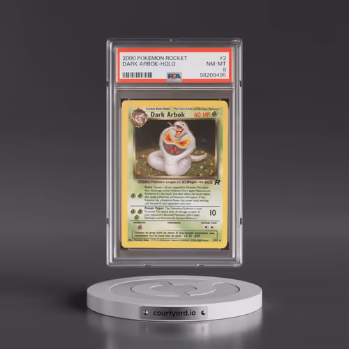 2000 Pokémon Rocket #2 Dark Arbok - Holo (PSA 8 NM-MT)