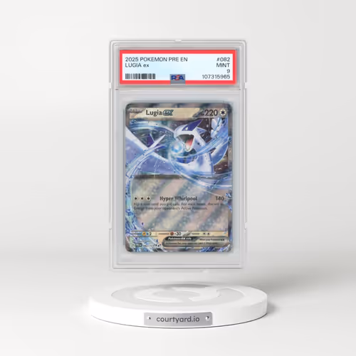 2025 Pokémon Pre EN-Prismatic Evolutions #082 Lugia EX - Holo (PSA 9 MINT)