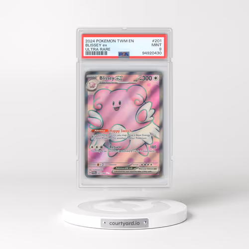 2024 Pokémon Twm EN-Twilight Masquerade #201 Blissey EX - Holo Ultra Rare (PSA 9 MINT)