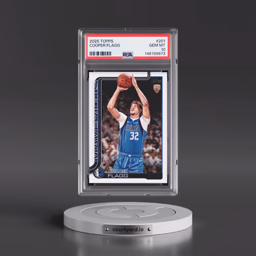 2025 Topps #201 Cooper Flagg (PSA 10 GEM MINT)