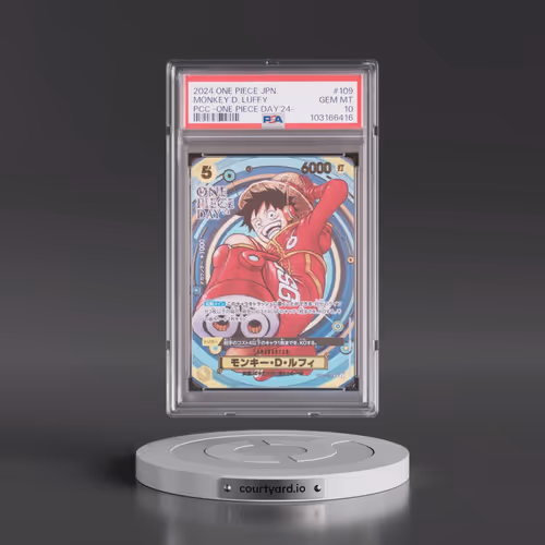 2024 One Piece Japanese Premium Card Collection -One Piece Day'24 #109 Monkey D. Luffy (PSA 10 GEM M