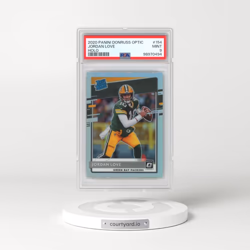 2020 Panini Donruss Optic #154 Jordan Love - Holo (PSA 9 MINT)
