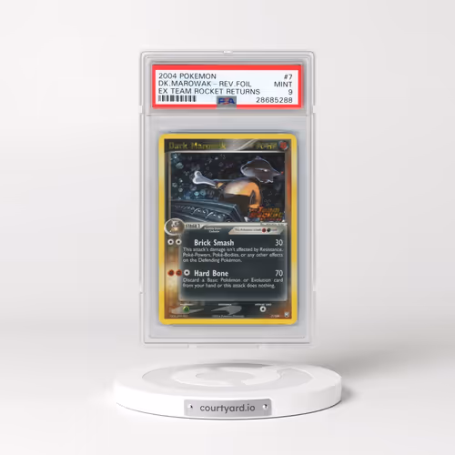 2004 Pokémon EX Team Rocket Returns #7 Dark Marowak - Reverse Foil (PSA 9 MINT)