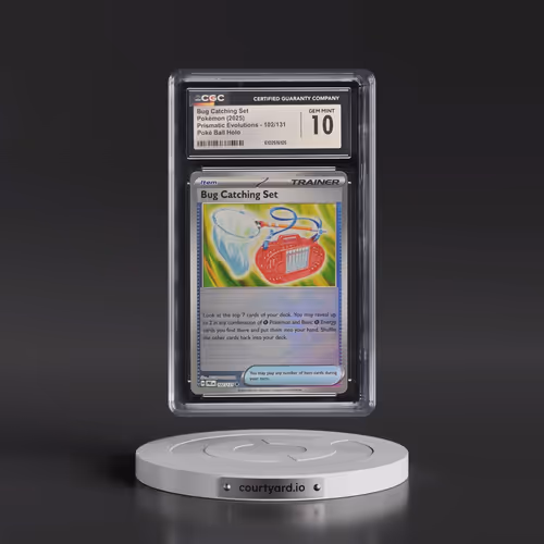 2024 Prismatic Evolutions - PRE EN #102/131 Bug Catching Set - Poké Ball Holo (CGC 10 GEM MINT)