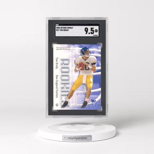 2000 Skybox Impact #27 Tom Brady (SGC 9.5 MINT+)