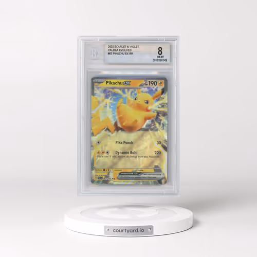 2023 Paldea Evolved - PAL EN #063 Pikachu ex - Holo (BGS 8 NM-MT)