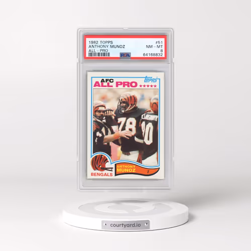 1982 Topps #51 Anthony Munoz - All-Pro (PSA 8 NM-MT)