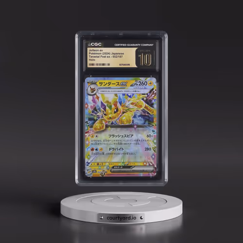 2024 Pokémon Sv8a-Terastal Fest EX #052 Jolteon EX - Holo (CGC 10 PRISTINE)