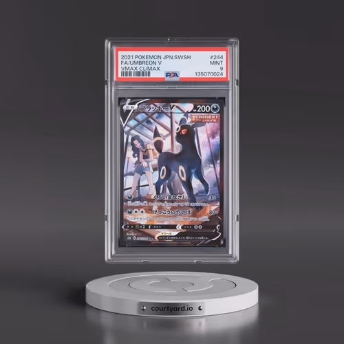 2021 Pokémon Sword & Shield Vmax Climax #244 Umbreon V - Holo Full Art (PSA 9 MINT)