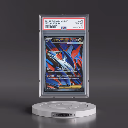 2025 Pokémon M1s-Mega Symphonia #079 Mega Latias EX - Holo Super Rare (PSA 10 GEM MINT)