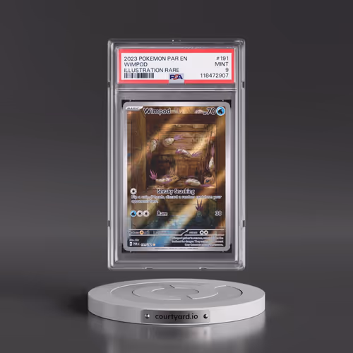 2023 Pokémon Par EN-Paradox Rift #191 Wimpod - Illustration Rare (PSA 9 MINT)