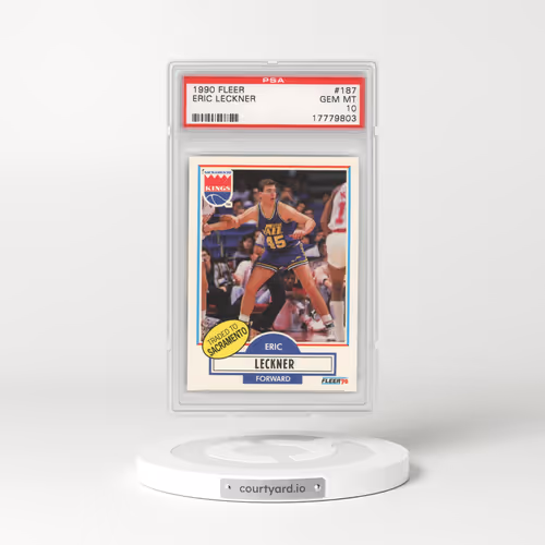 1990 Fleer #187 Eric Leckner (PSA 10 GEM MINT)
