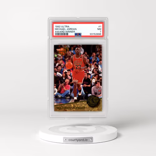 1992 Ultra Award Winners #1 Michael Jordan (PSA 7 NM)