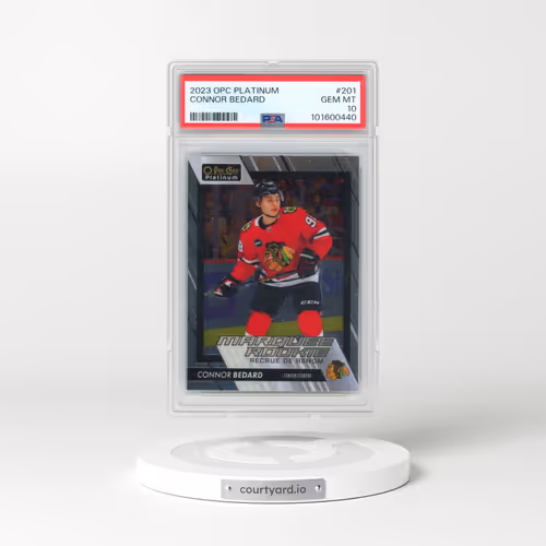 2023 O-Pee-Chee Platinum #201 Connor Bedard (PSA 10 GEM MINT)