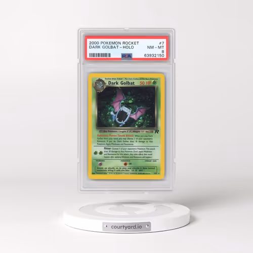 2000 Pokémon Rocket #7 Dark Golbat - Holo (PSA 8 NM-MT)