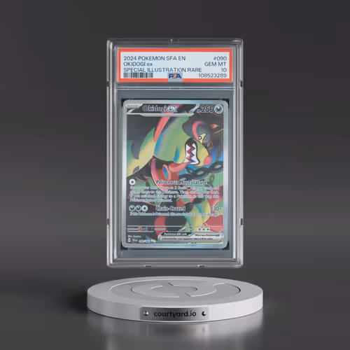 2024 Pokémon Sfa EN-Shrouded Fable #090 Okidogi EX - Holo Special Illustration Rare (PSA 10 GEM MINT