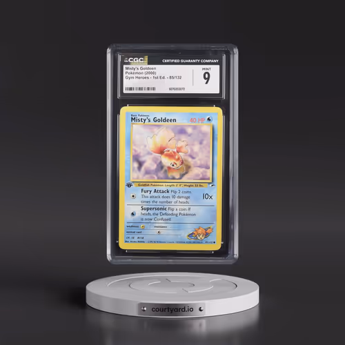 2000 Gym Heroes #85/132 Misty's Goldeen - 1st Edition 1st Edition (CGC 9 MINT)