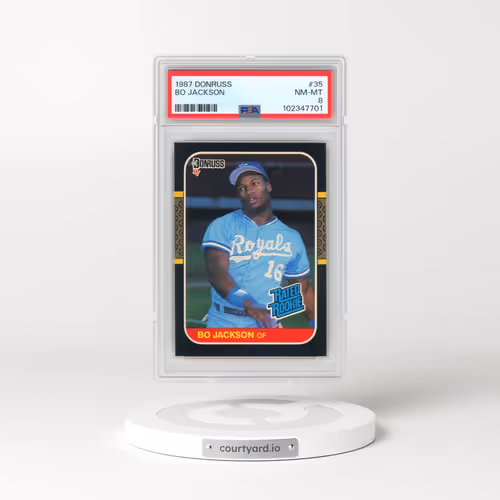1987 Donruss #35 Bo Jackson (PSA 8 NM-MT)