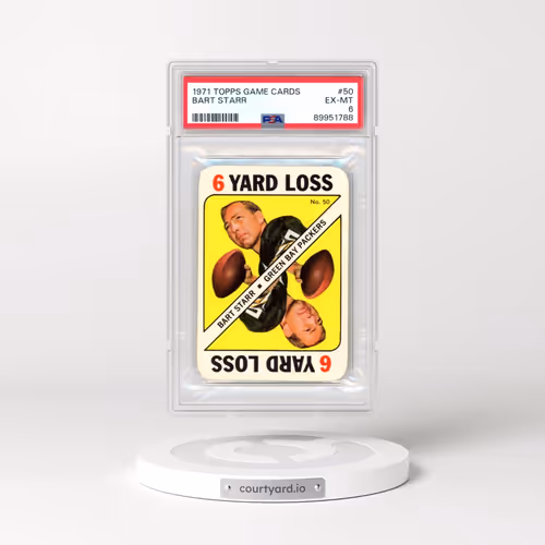 1971 Topps Game Cards #50 Bart Starr (PSA 6 EX-MT)