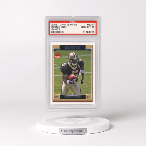 2006 Topps Team Set Saints #NO11 Reggie Bush - Saints (PSA 10 GEM MINT)