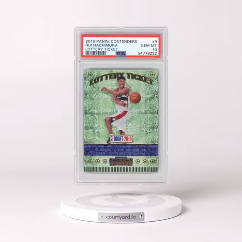 2019 Panini Contenders Lottery Ticket #9 Rui Hachimura (PSA 10 GEM MINT)
