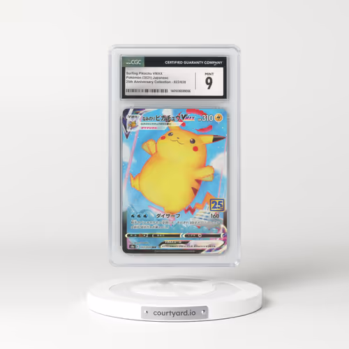 2021 25th Anniversary Collection #022/028 Surfing Pikachu VMAX - Holo (CGC 9 MINT)