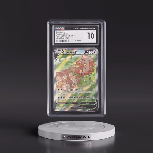 2019 Fusion Strike #257/264 Greedent V - Ultra Rare Holo (CGC 10 GEM MINT)