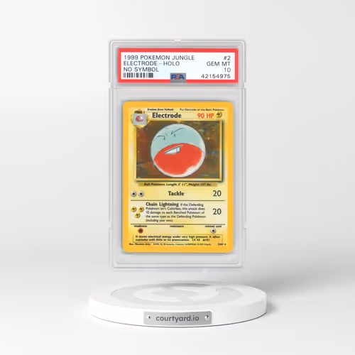 1999 Jungle #2 Electrode - Holo No Symbol (PSA 10 GEM MINT)