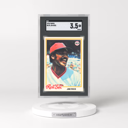1978 Topps #670 Jim Rice (SGC 3.5 VG+)