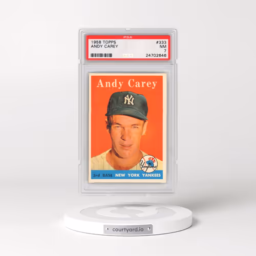 1958 Topps #333 Andy Carey (PSA 7 NM)