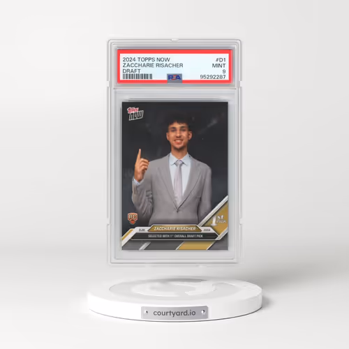 2024 Topps Now Draft #D1 Zaccharie Risacher (PSA 9 MINT)
