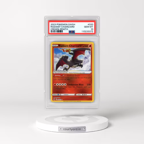 2023 Pokémon Sword and Shield Crown Zenith #020 Radiant Charizard - Holo (PSA 10 GEM MINT)